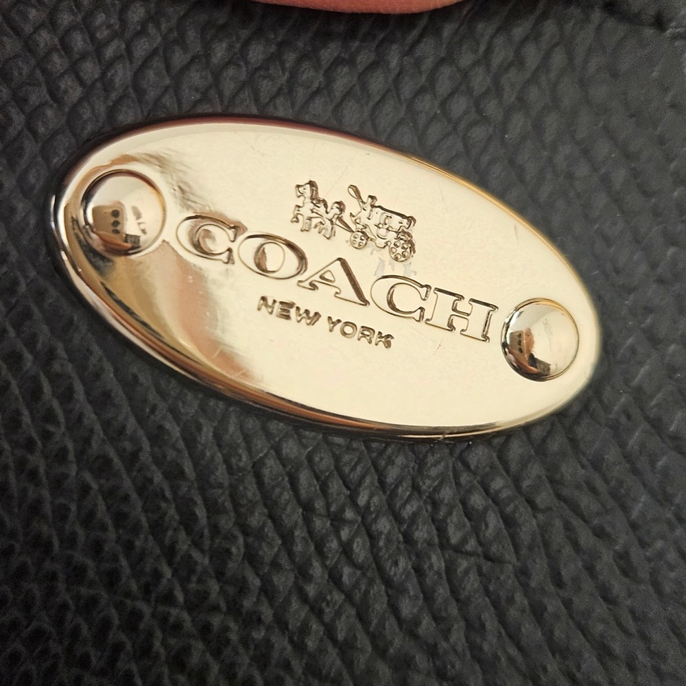 Coach Black and Brown Crossbody Bag / pouch. - Picture 7 of 10